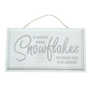 If Kisses Were Snowflakes Holiday Wall Decor